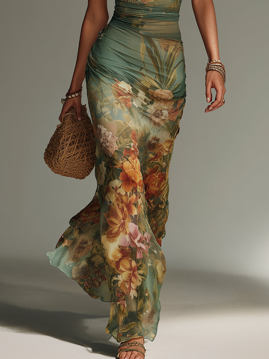 Shea | Floral Maxi Dress for Women