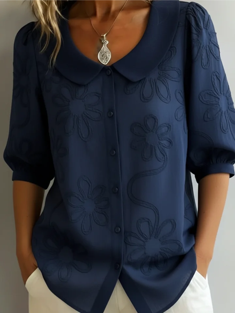 Sara - Blouse Confortable Fleurie