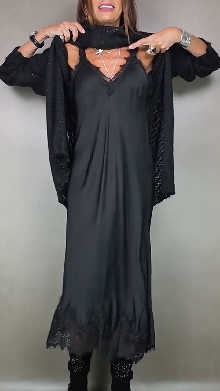 Anarise - Robe Longue Élégante