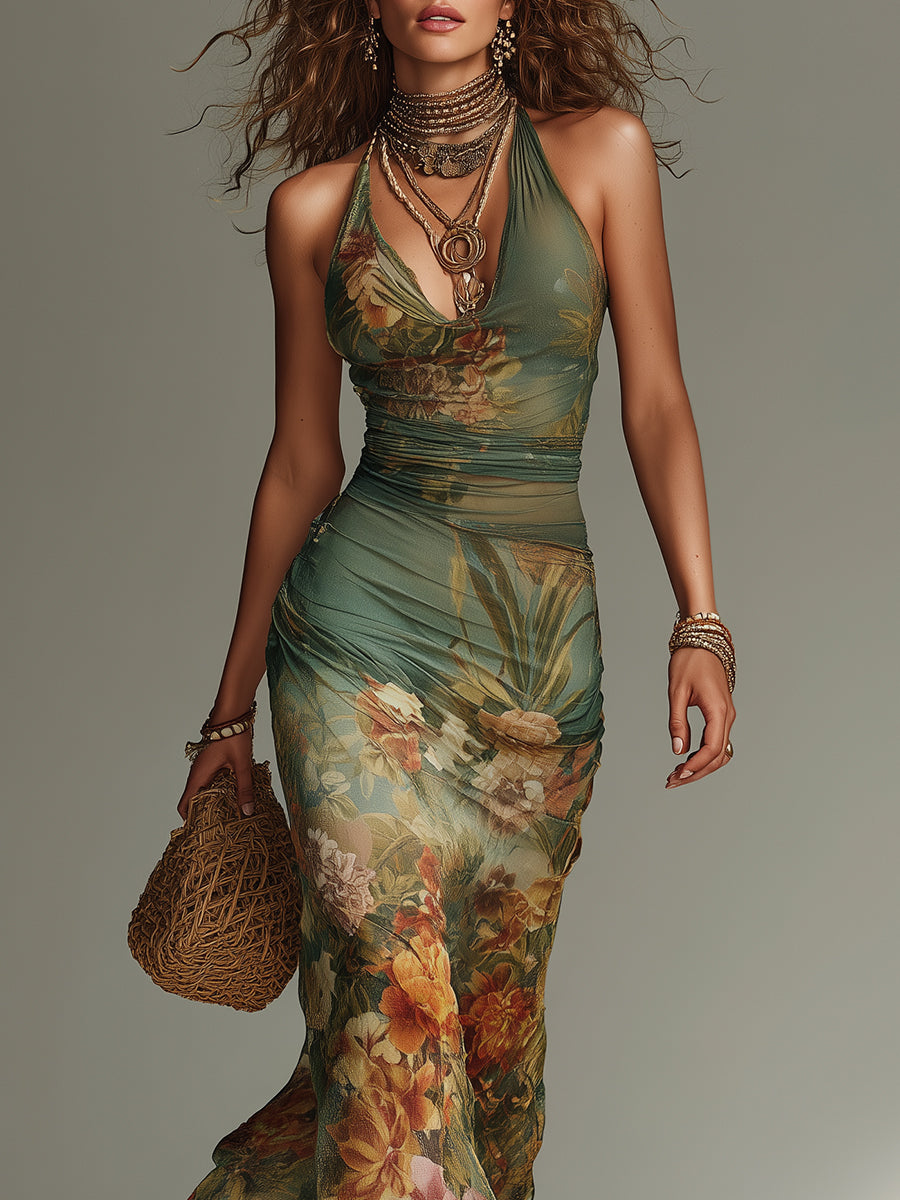 Shea | Floral Maxi Dress for Women