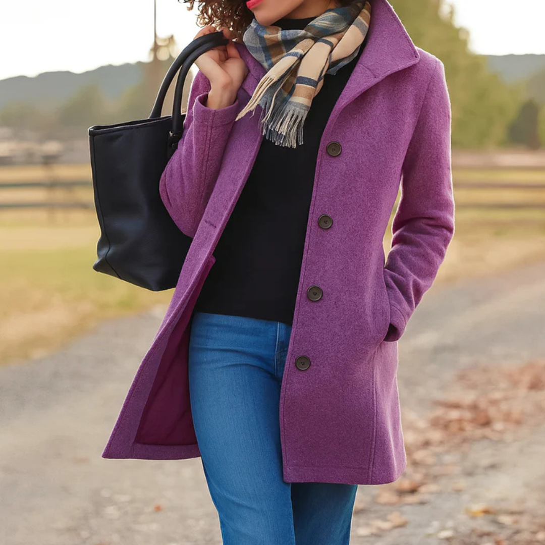 Aurora One-Button Coat