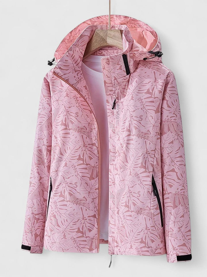 Thanyelle Elegant Botanical Rain Jacket