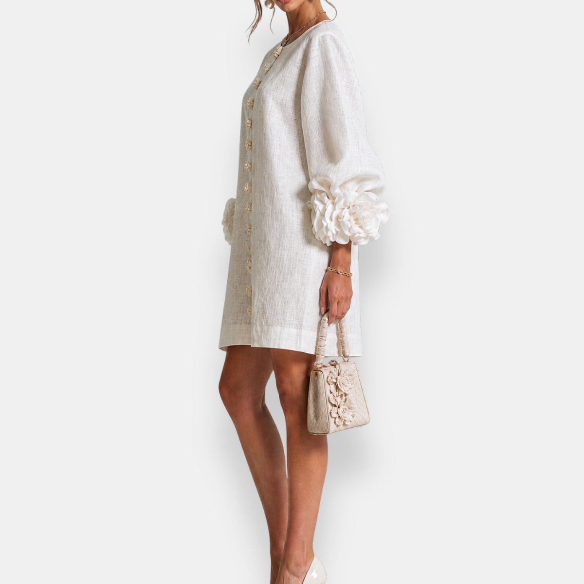 Marcelle Raised Floral Dress