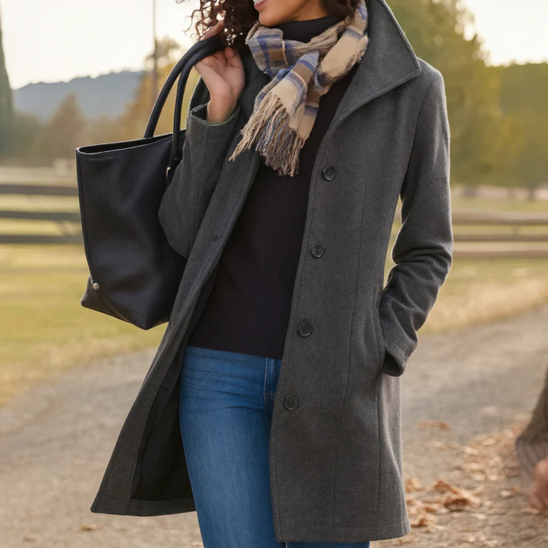 Aurora One-Button Coat