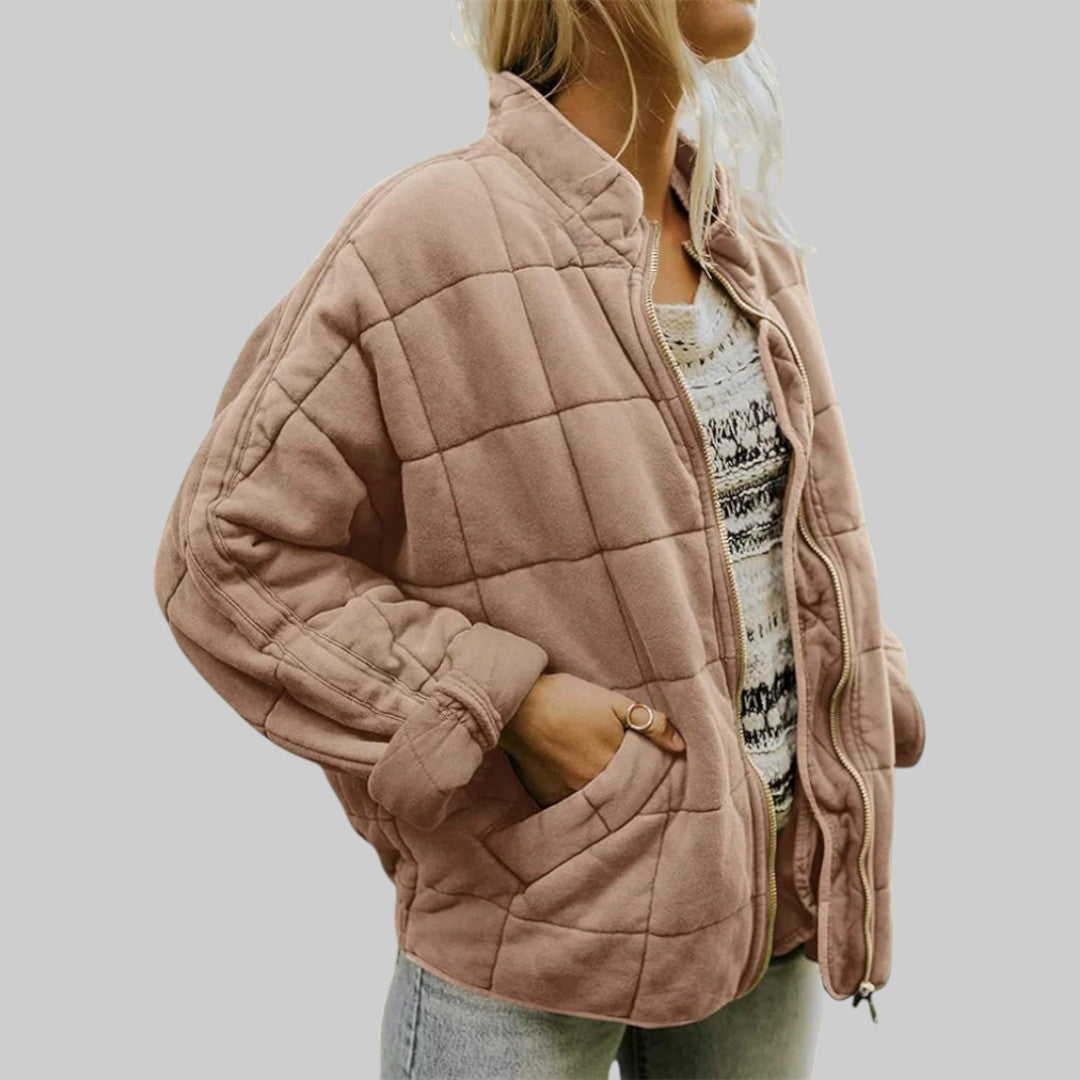 Josiane Elegant Oversized Quilted Jacket