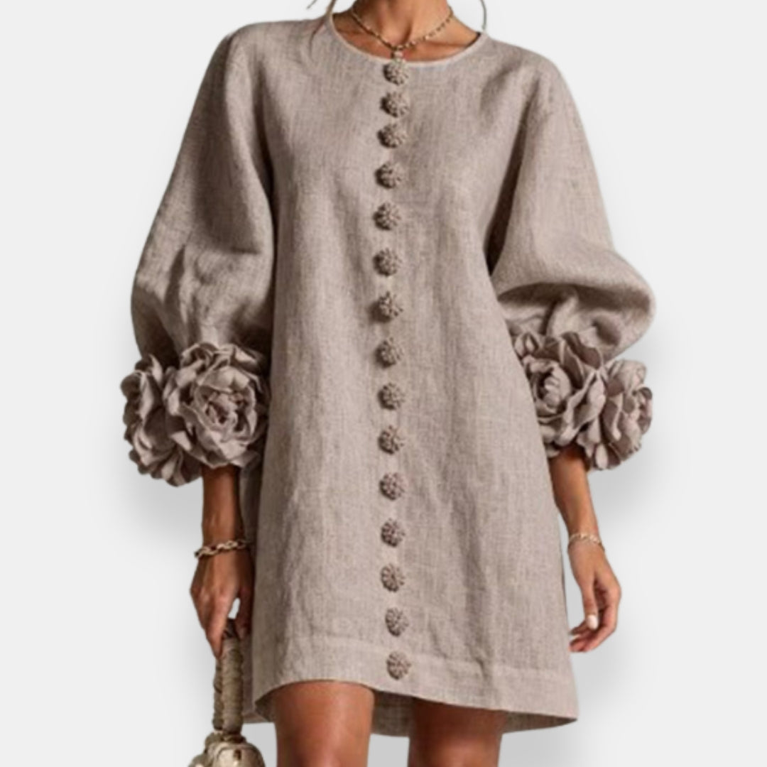 Marcelle Raised Floral Dress