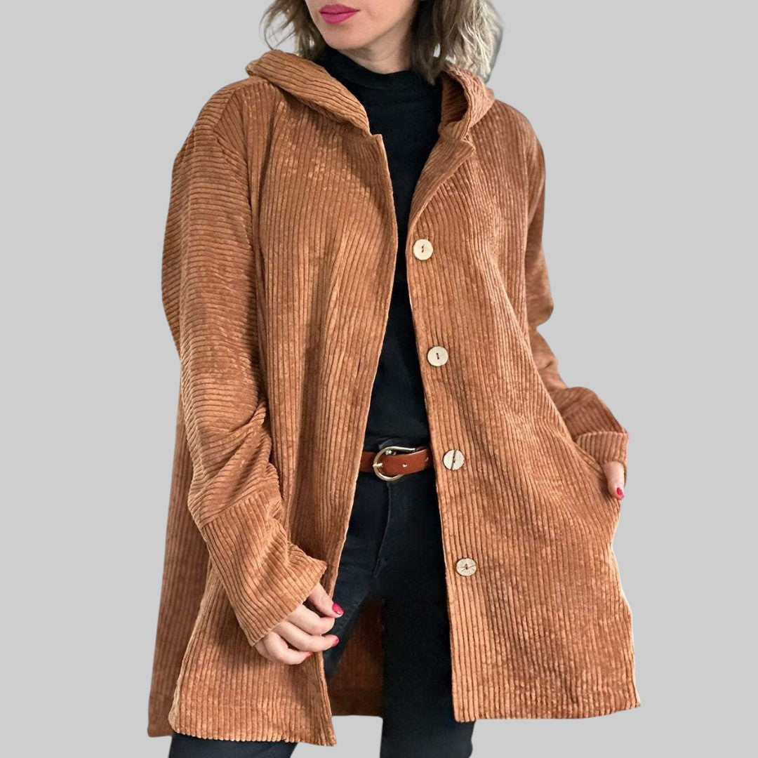 Cordia Quilted Corduroy Jacket