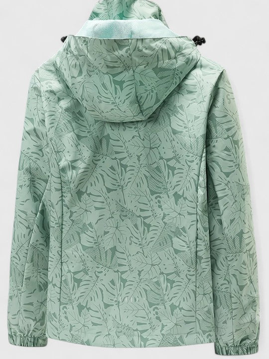 Thanyelle Elegant Botanical Rain Jacket