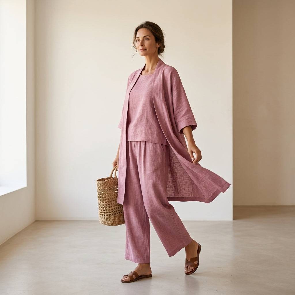 Isabela™ | Ensemble de lin élégant et sophistiqué