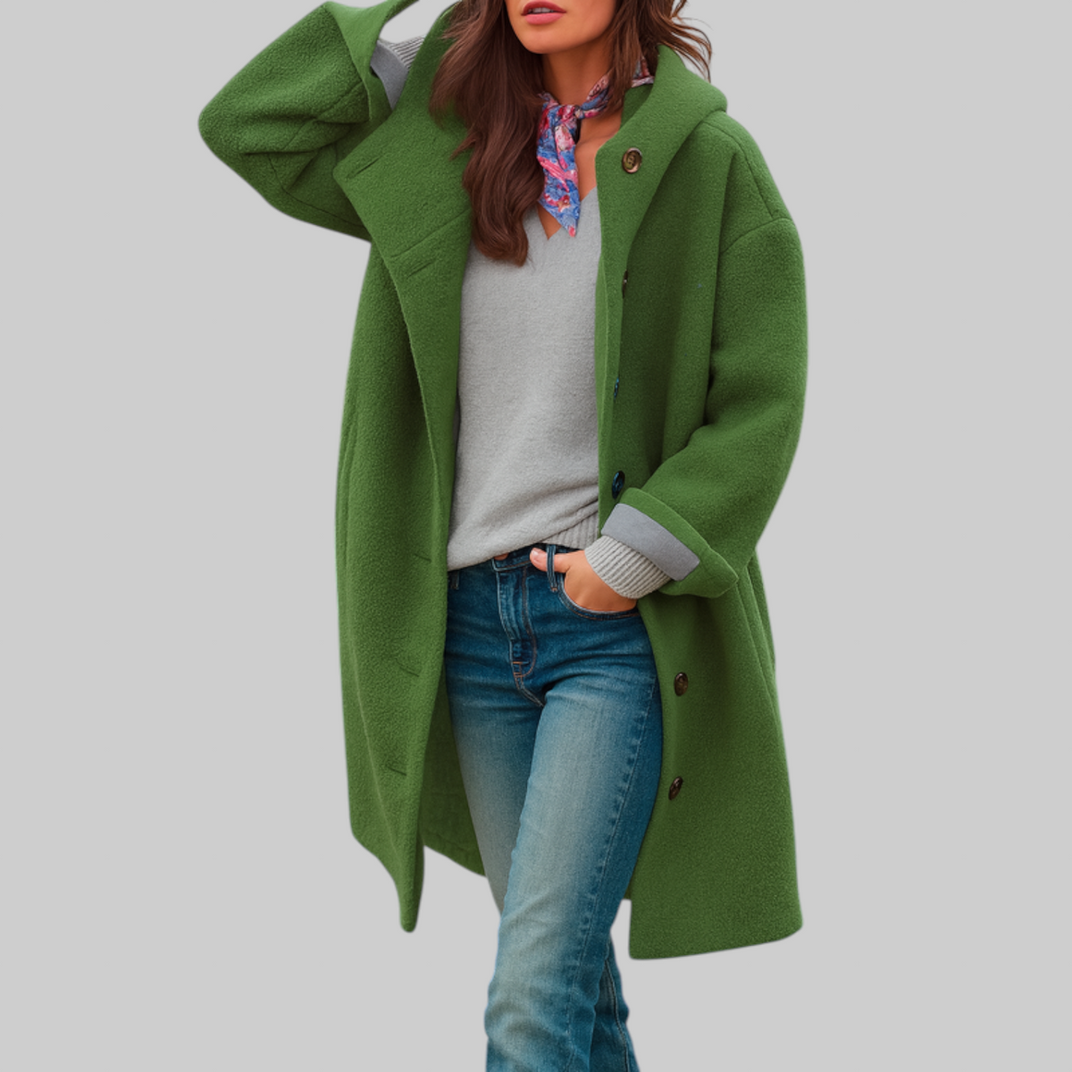 Freja Comfy Mid-Length Everyday Coat