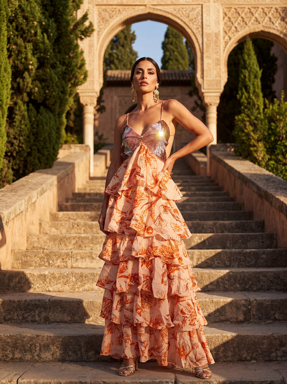 Ibiza Elegant Silk Dress