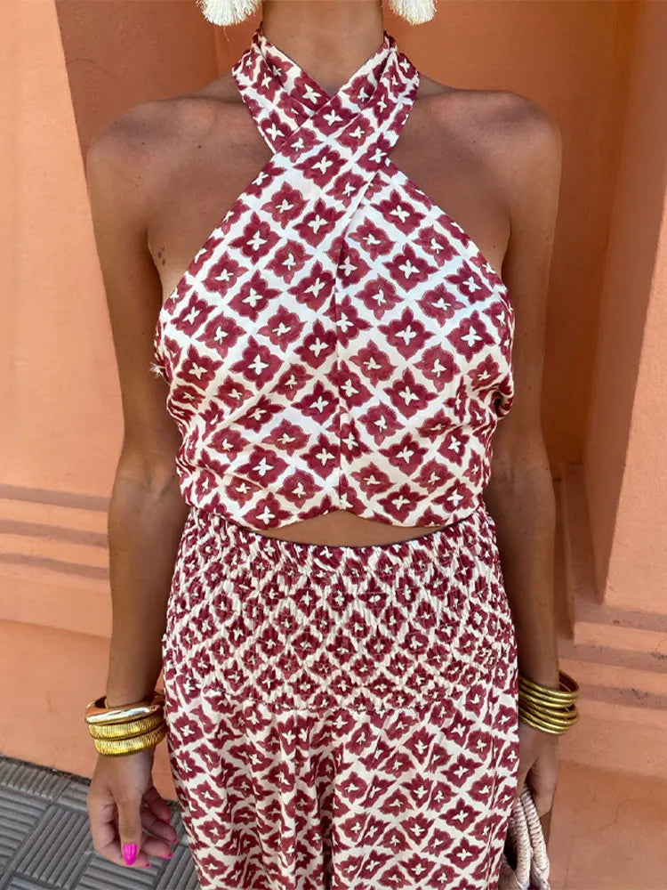 Elegant Off-Shoulder Two-Piece Set