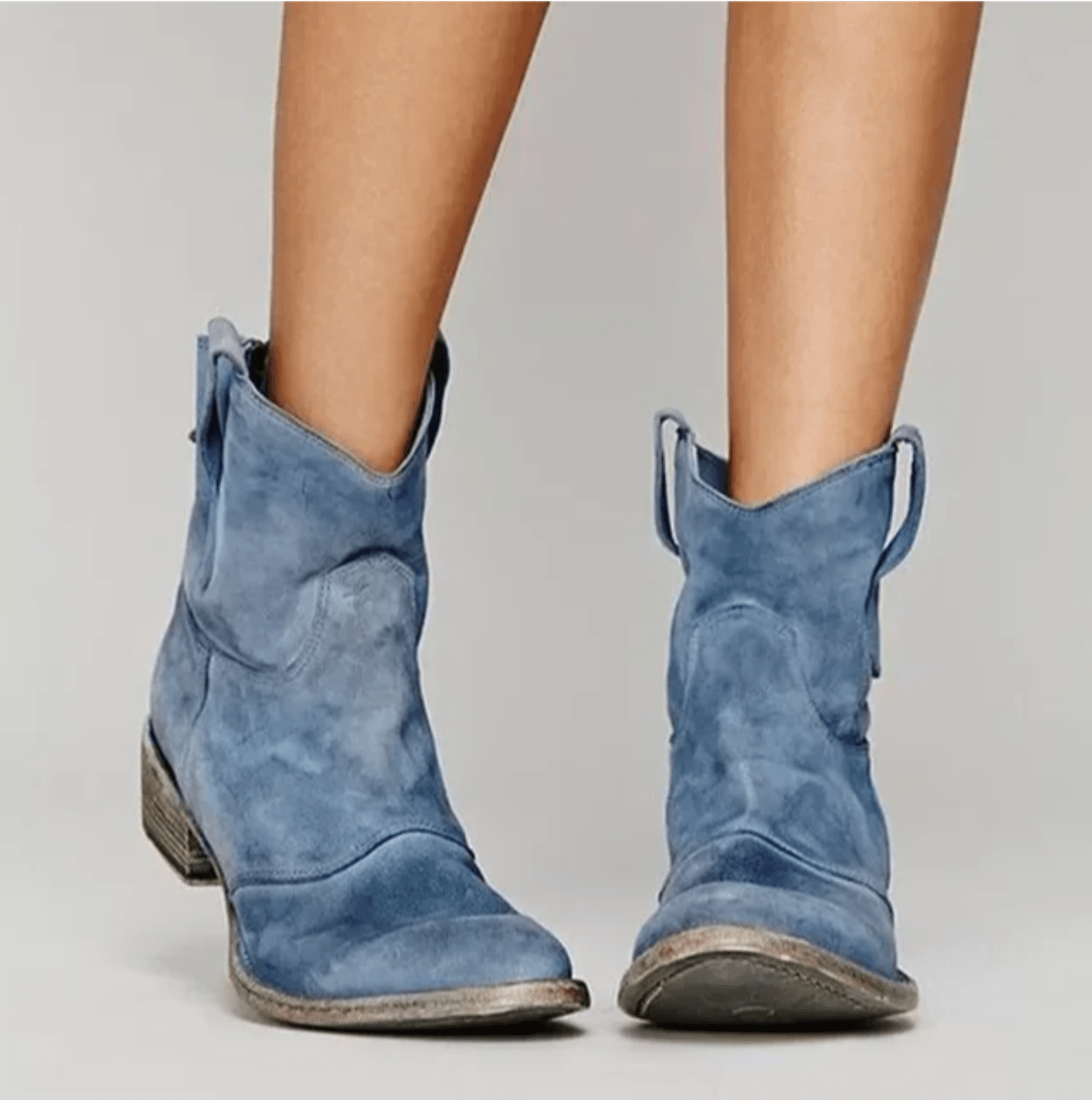 Piper Slip-On Western Ankle Boots