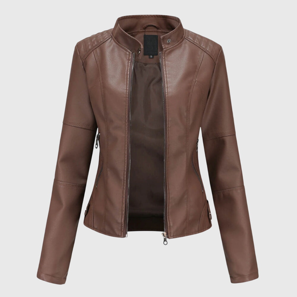 Giorgina Women's Elegant Leather Jacket