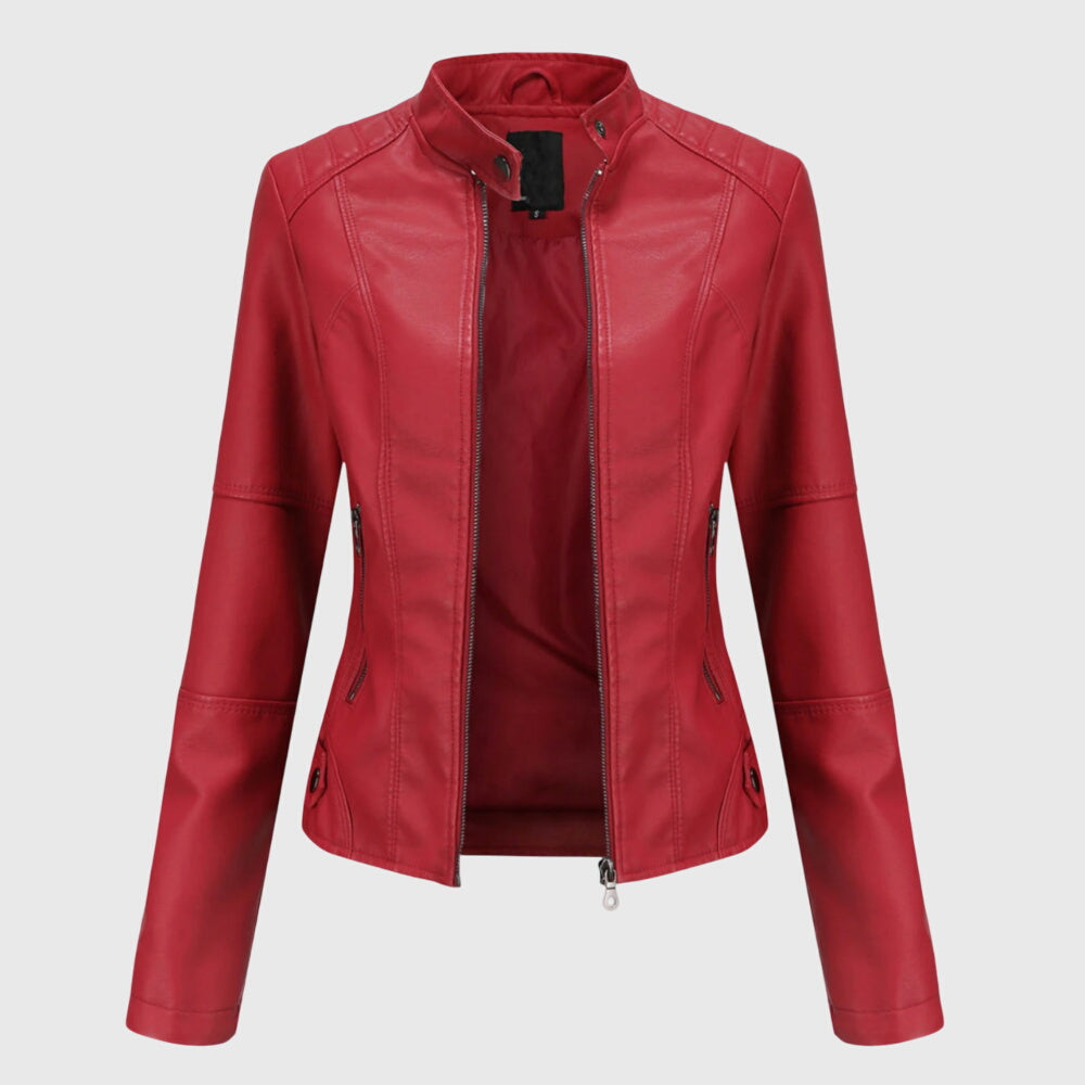Giorgina Women's Elegant Leather Jacket