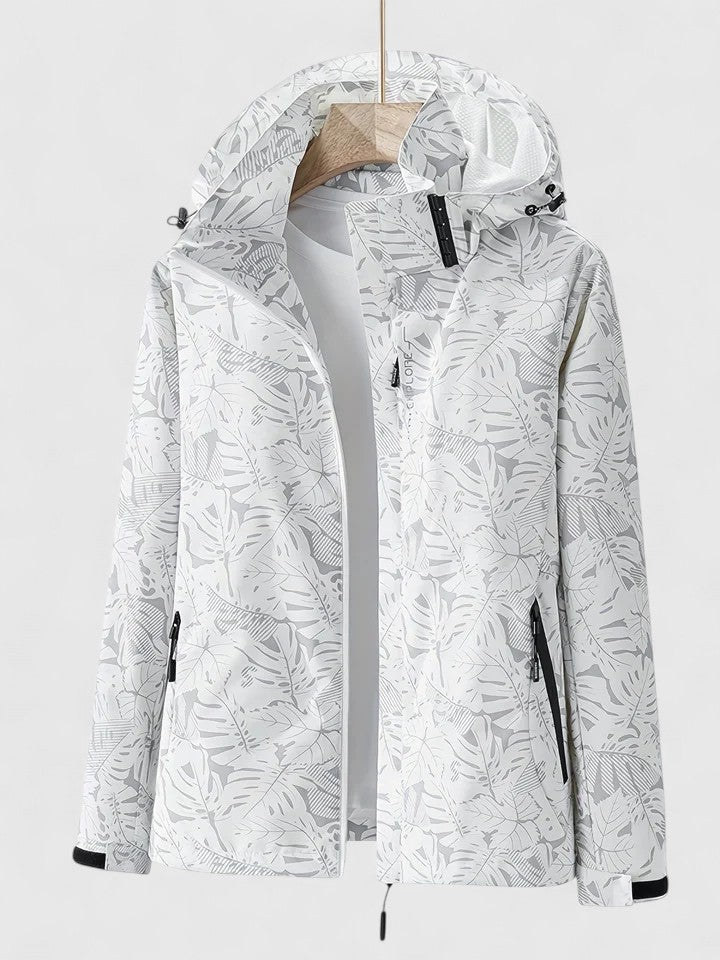 Thanyelle Elegant Botanical Rain Jacket