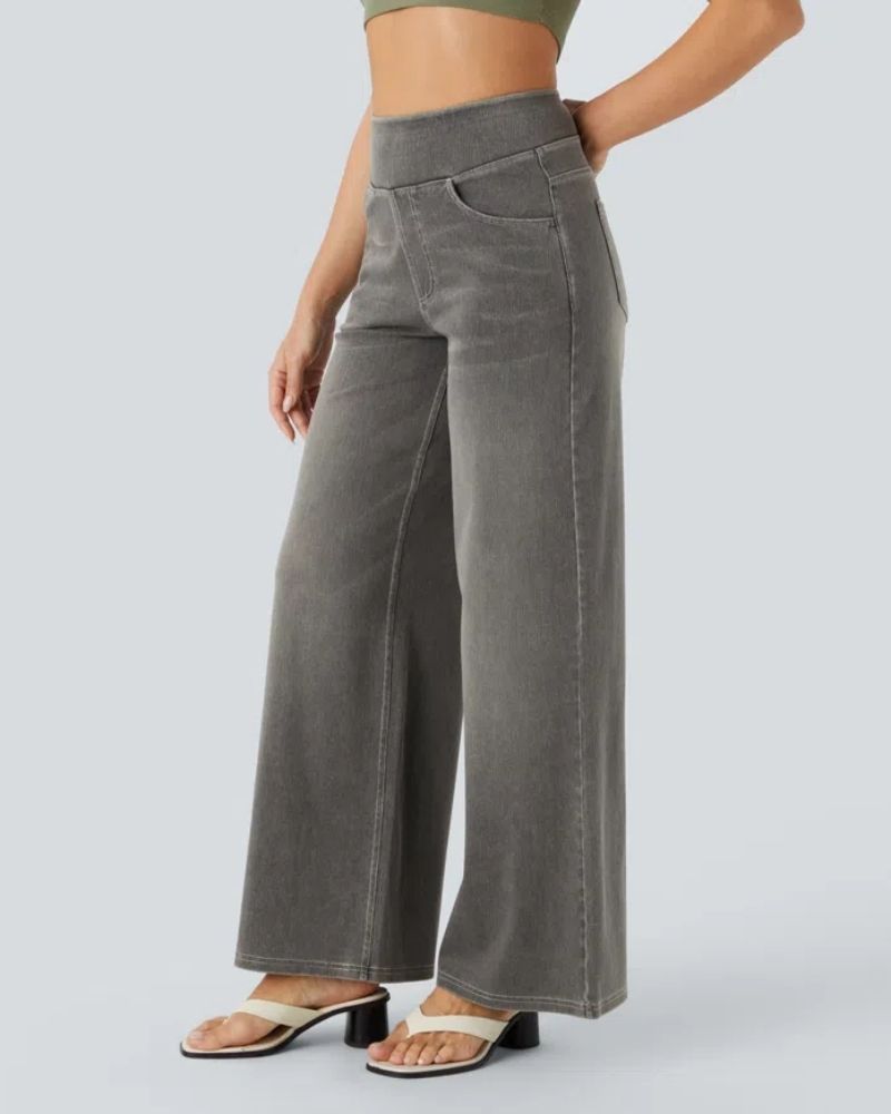 Ainsley - Jeans À Jambe Large Confortables