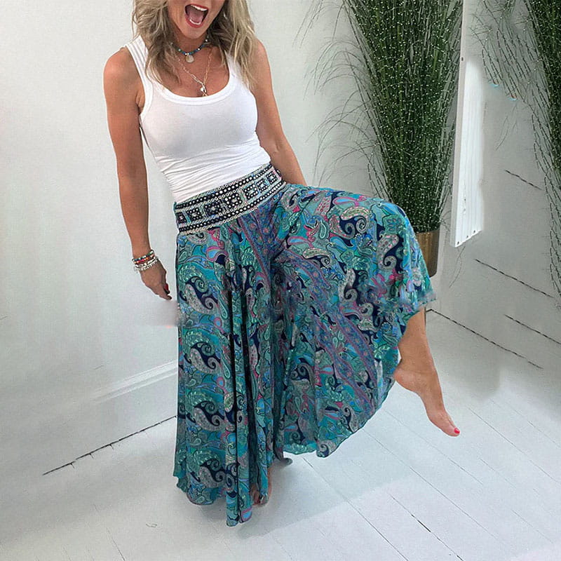 Reagan - Pantalon Boho Chic Léger