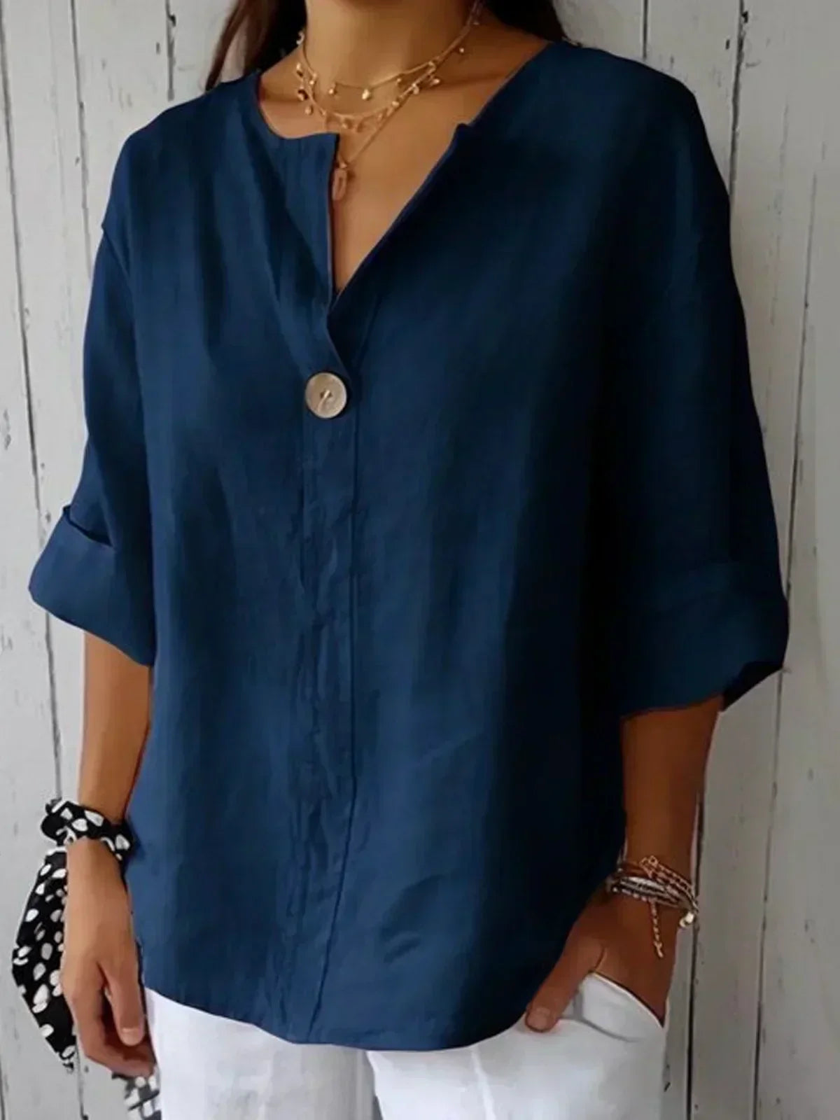 Freja - Loose-fit Elegante Blouse