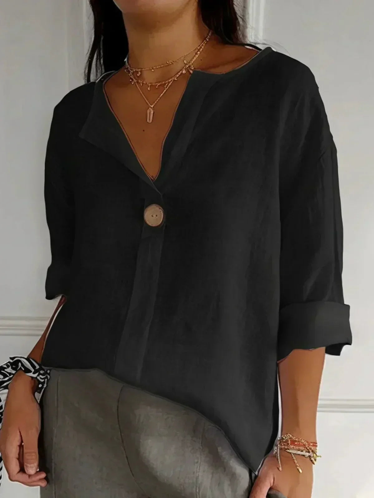Freja - Loose-fit Elegante Blouse