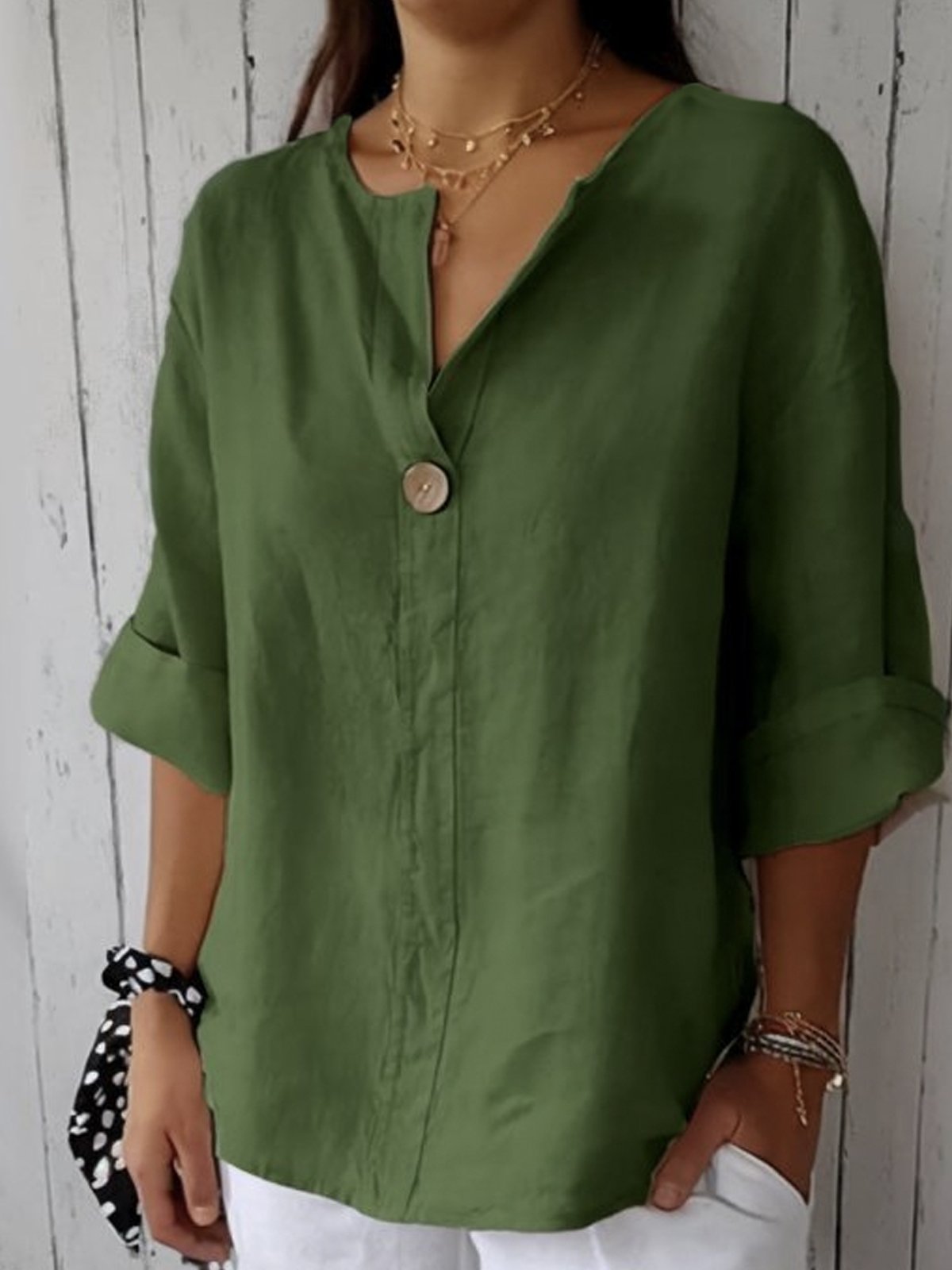 Freja - Loose-fit Elegante Blouse