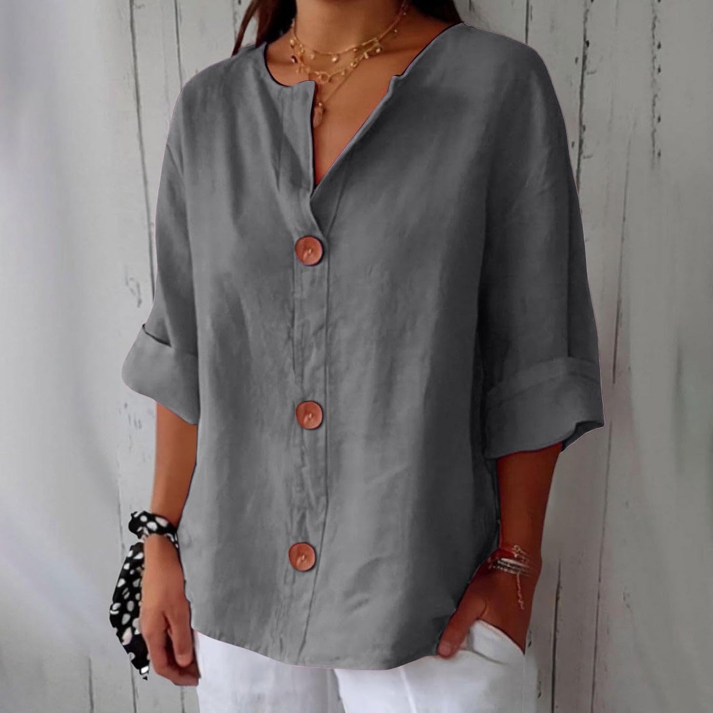 Clara - Blouse ample en lin