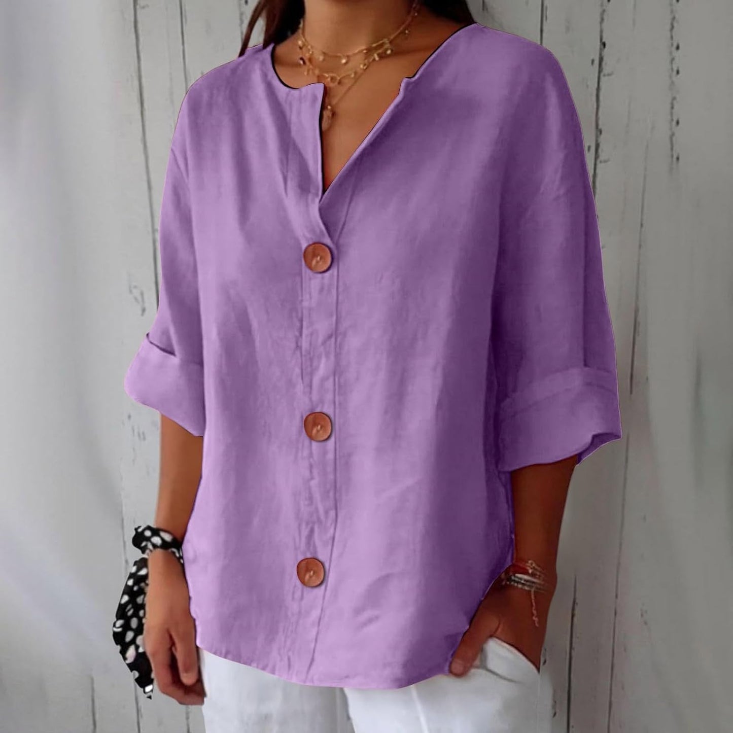 Clara - Blouse ample en lin