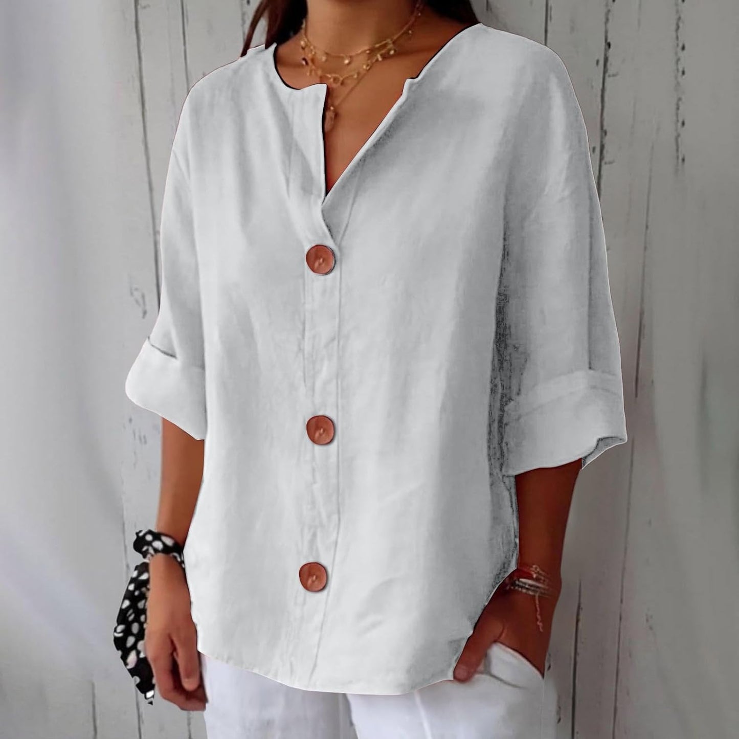 Clara - Blouse ample en lin