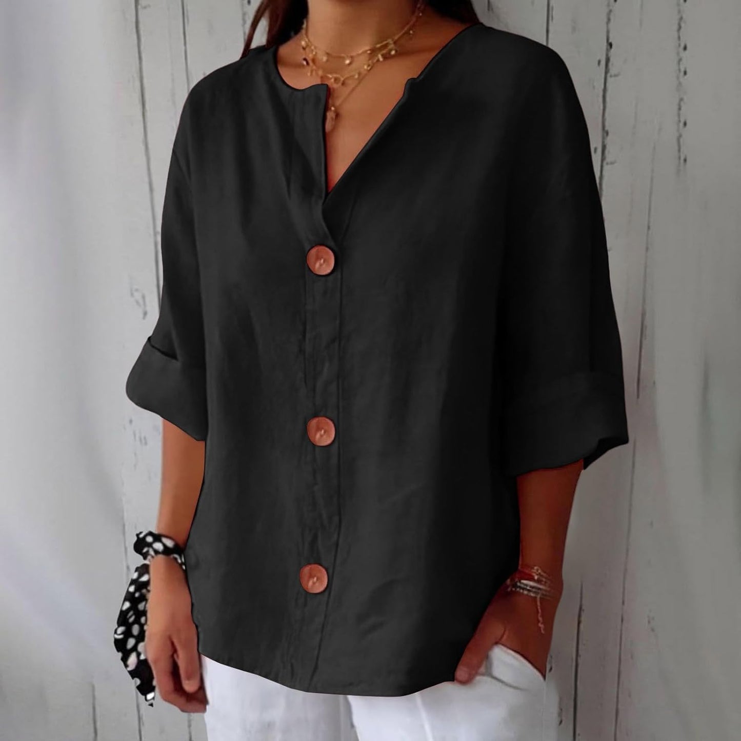 Clara - Blouse ample en lin
