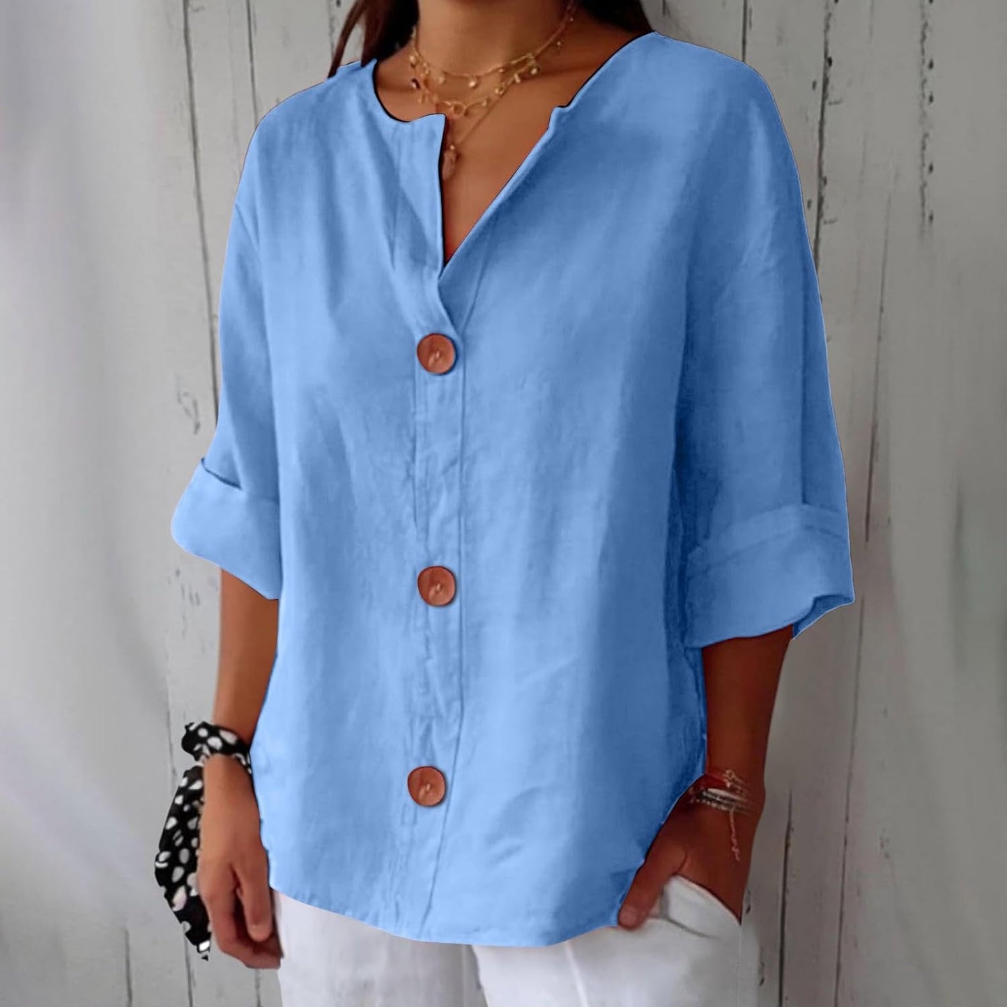 Clara - Blouse ample en lin