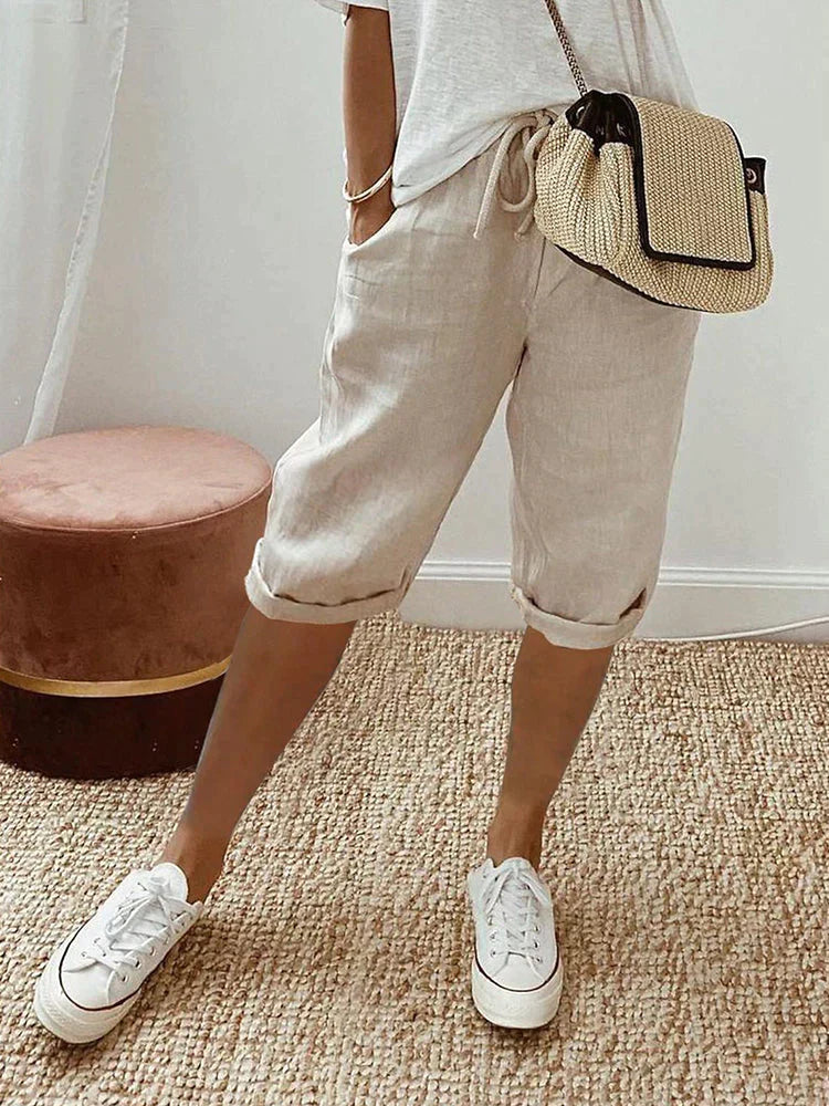 Laluna® | Short en lin de coton pour femme