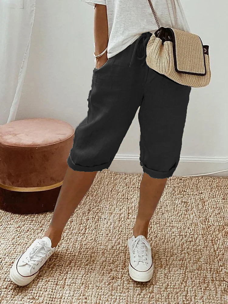 Laluna® | Short en lin de coton pour femme