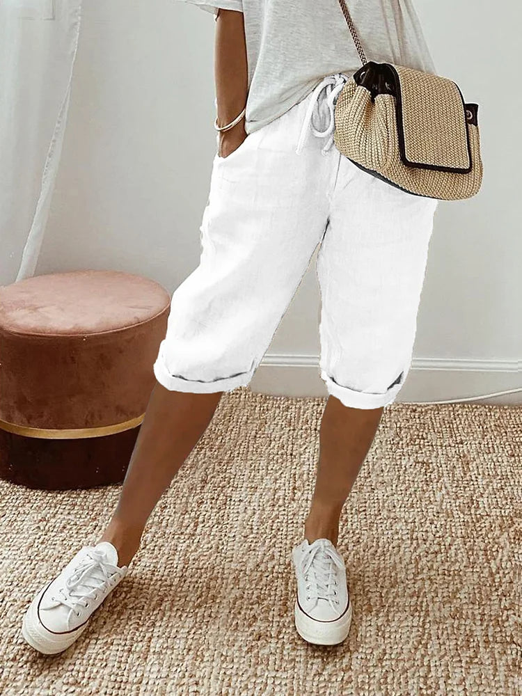 Laluna® | Short en lin de coton pour femme