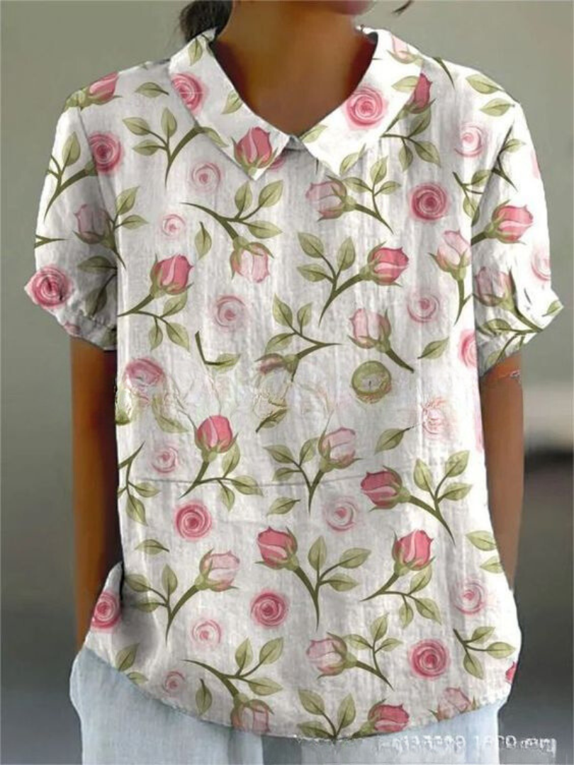 Sofia Elegant Floral Shirt