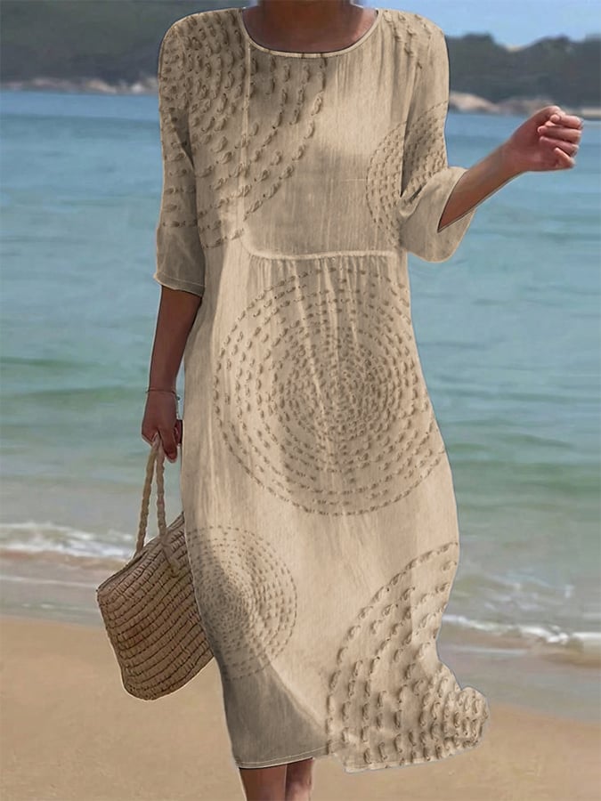 Améliane Elegant Midi Dress