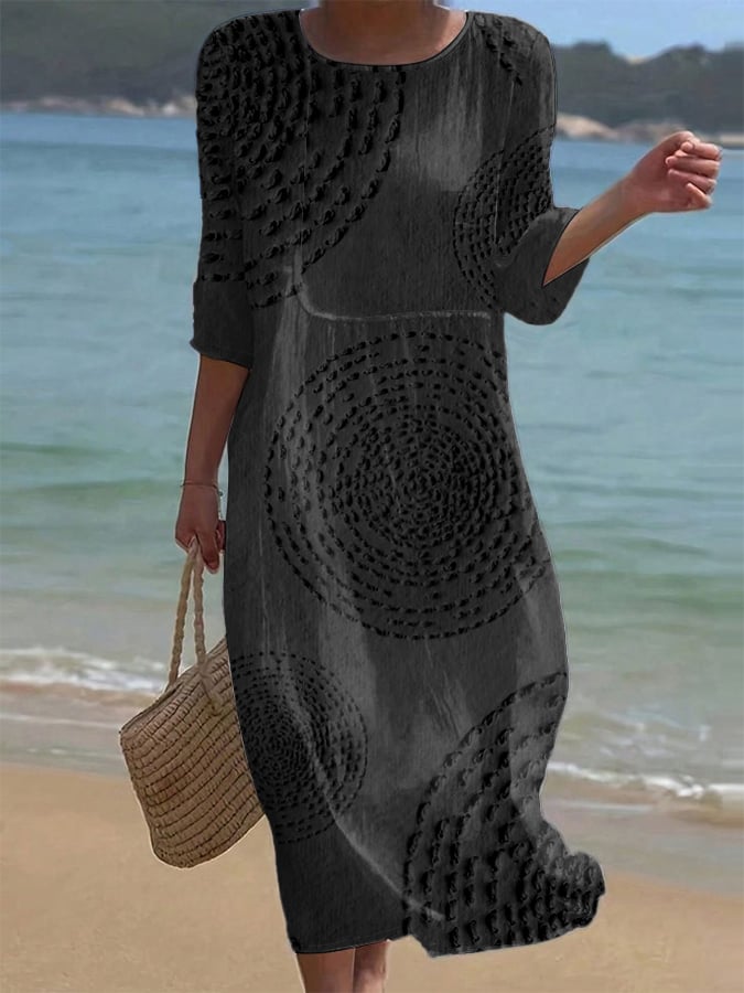Améliane Elegant Midi Dress