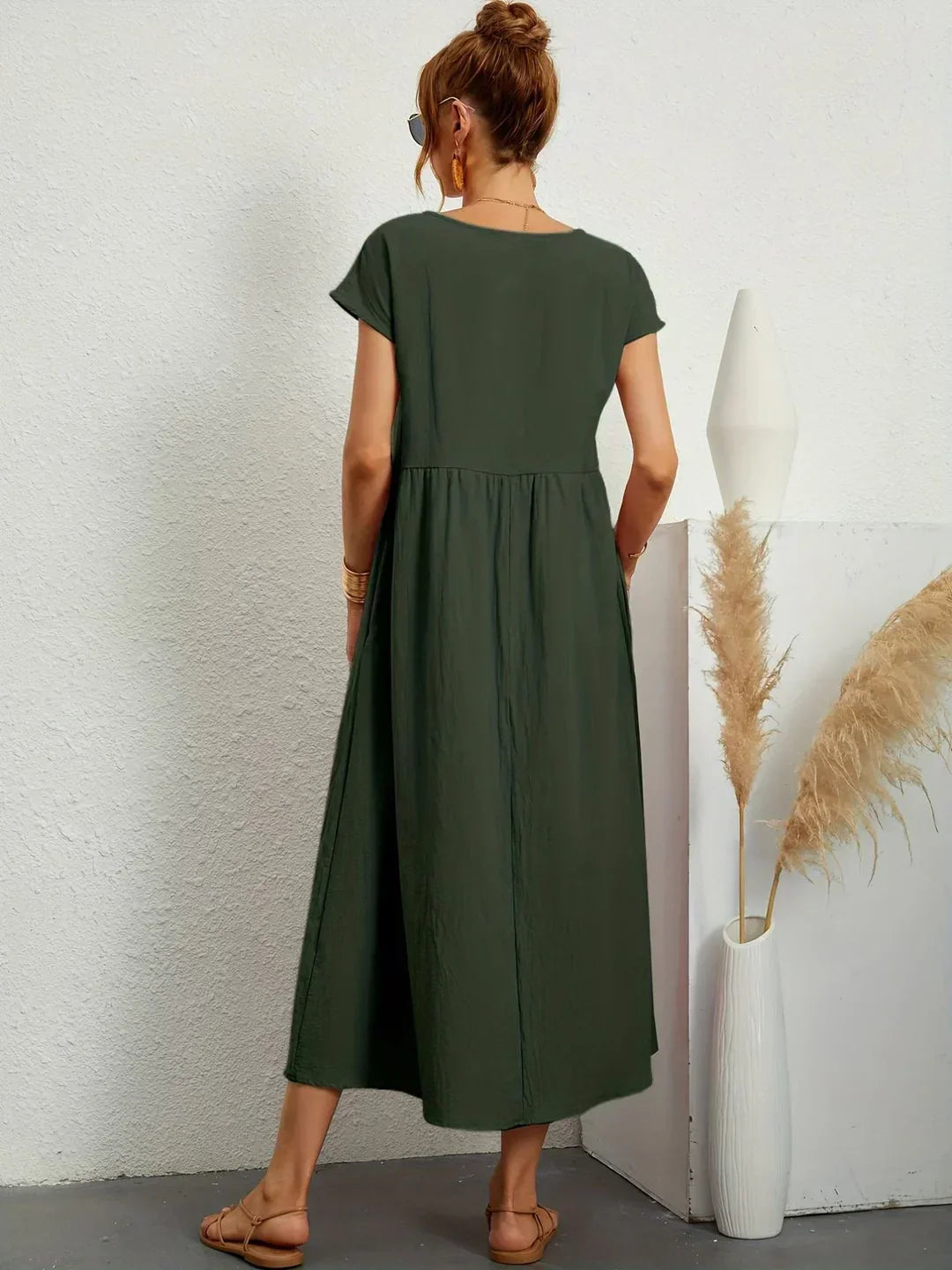 Gabrielle Flowy Midi Dress