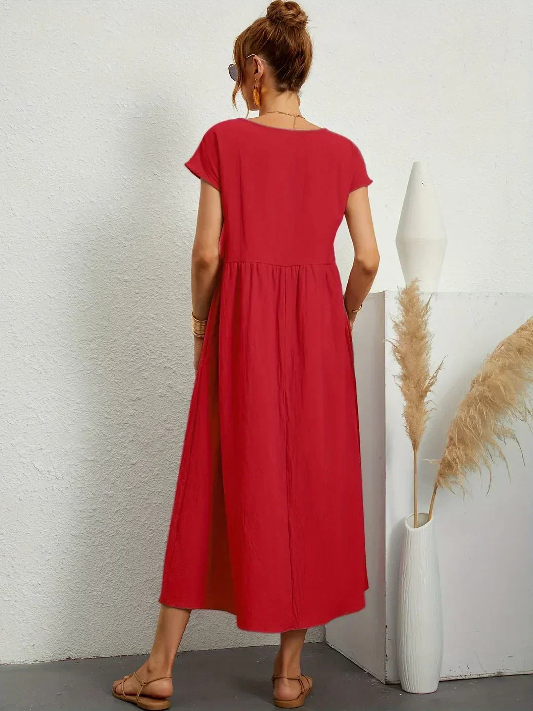 Gabrielle Flowy Midi Dress