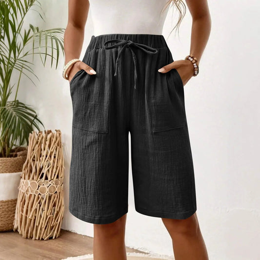 Sienna - Short en coton et lin