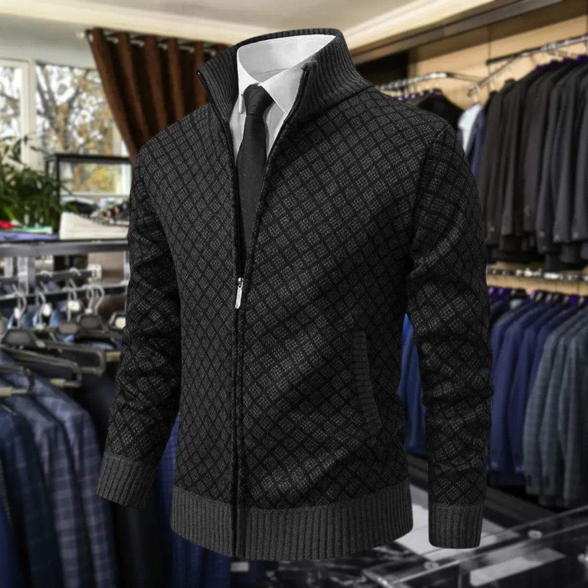Gilet haut de gamme pour homme et flexibilité des matériaux