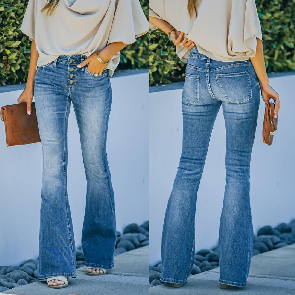 Elvira Elegant Flared Jeans