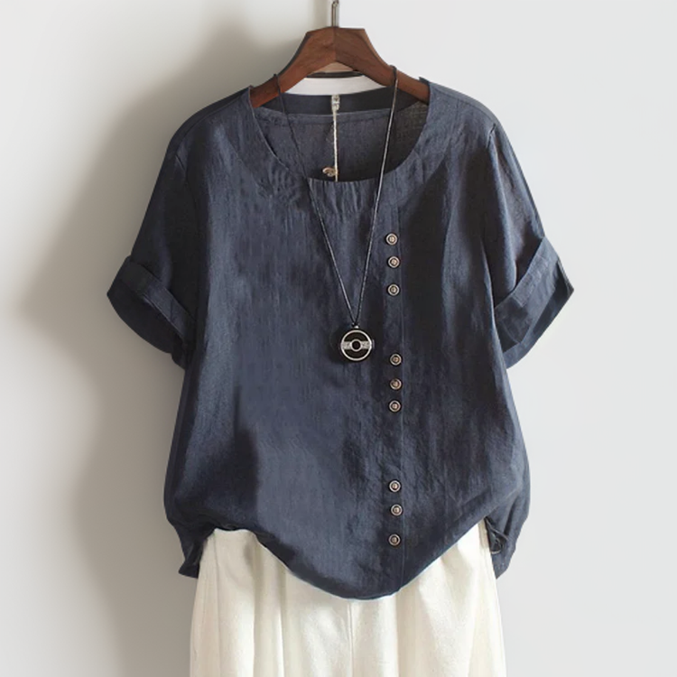 Isla - Chic T-Shirt avec boutons