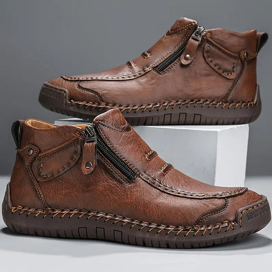Ulrik | Chaussures Confort à Fermeture Éclair Latérale