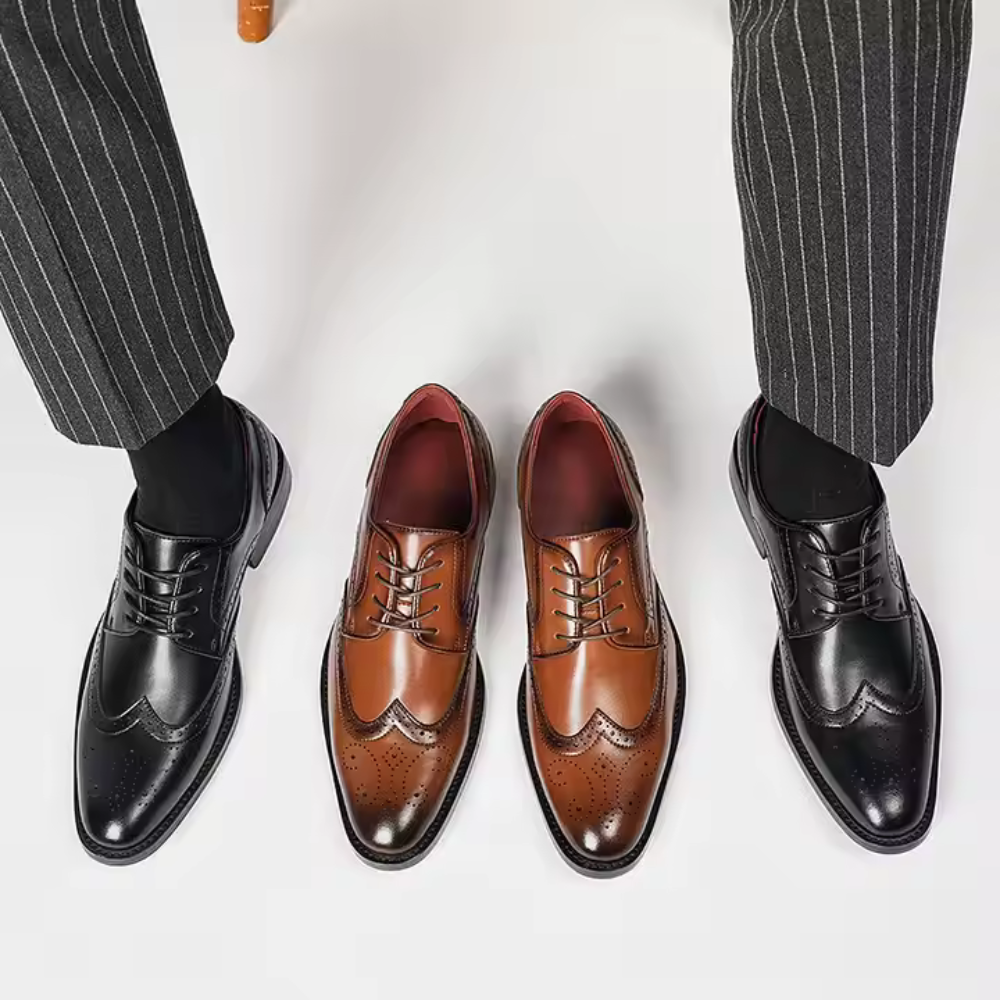 Danoir Paris™ Santorin | Chaussure Homme Elégante avec Semelle Réhaussante 6CM