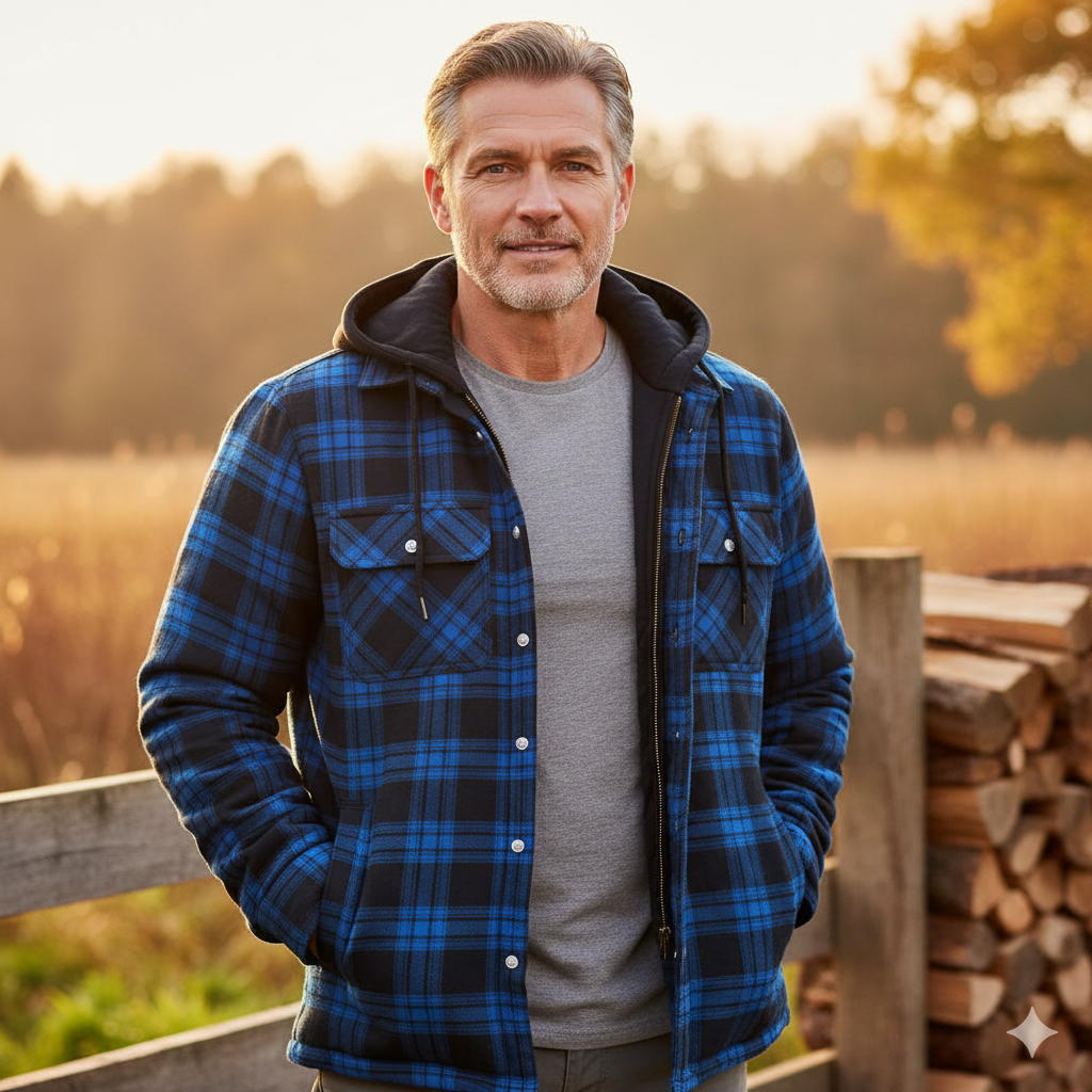 Danoir Paris™ | Manteau chaud pour homme en mélange de laine premium