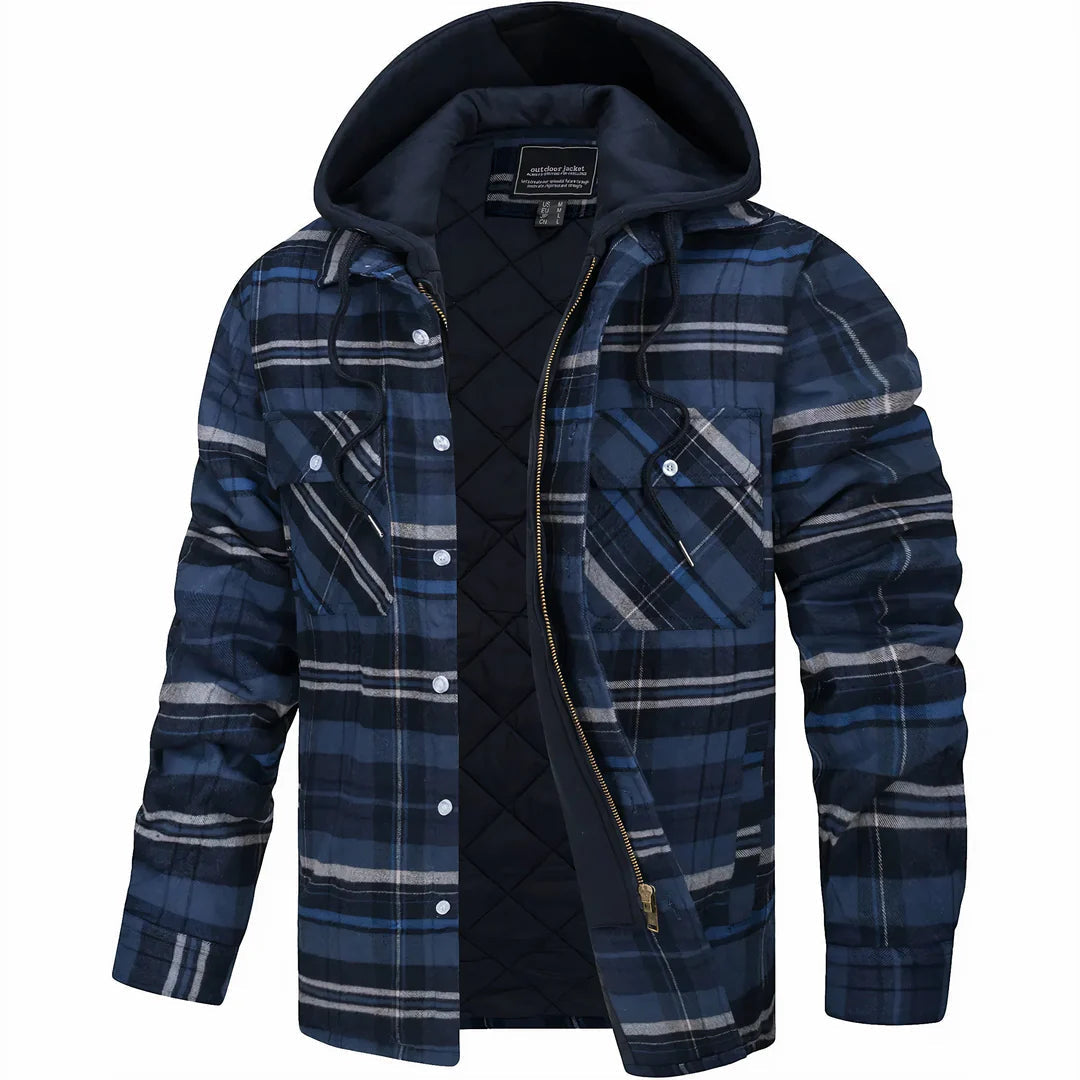 Danoir Paris Men's Premium Wool-Blend Coat