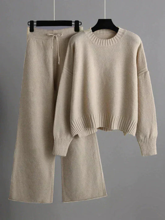 Cécile - Ensemble tricoté chic