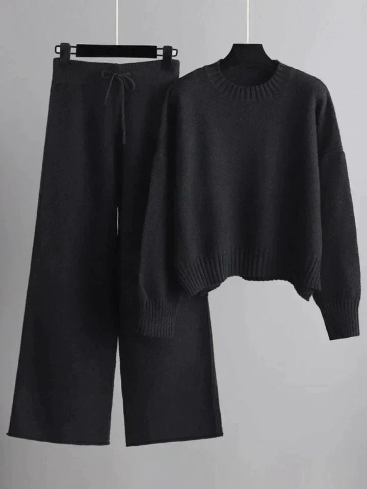 Cécile - Ensemble tricoté chic
