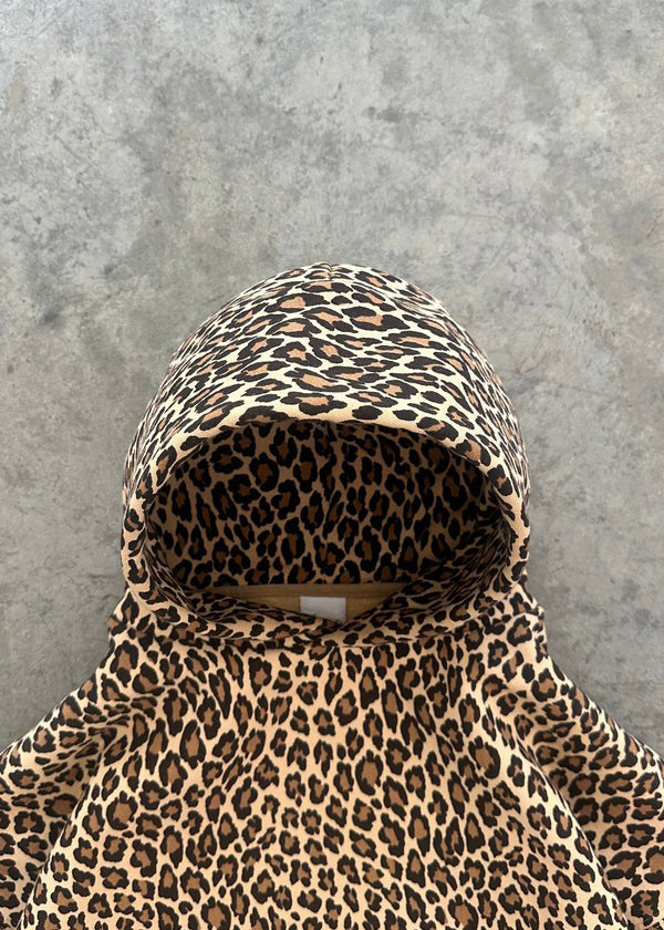 Noémie - Sweat à Capuche Léopard Chic