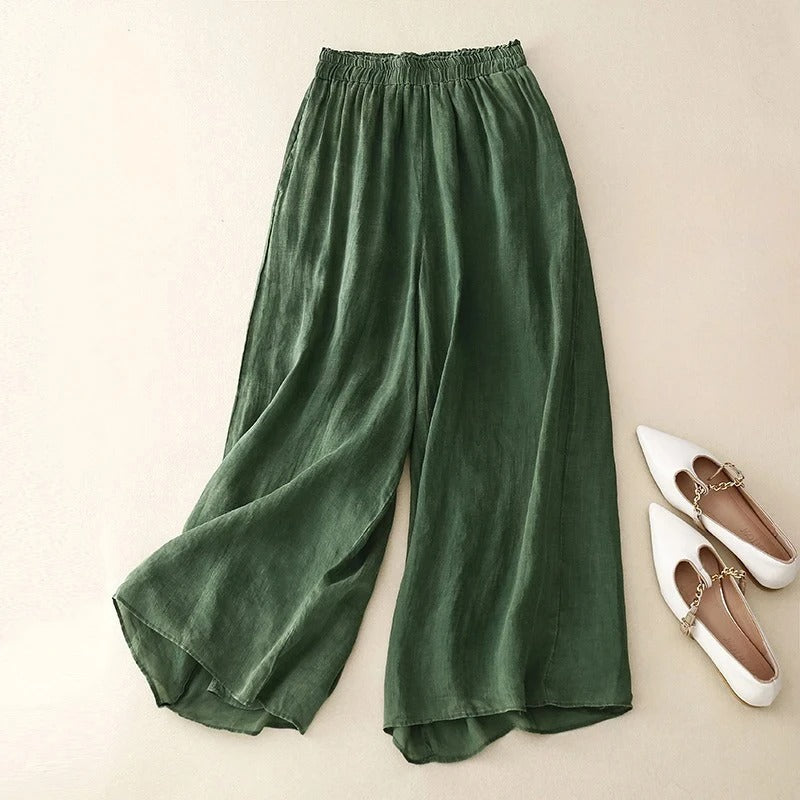 Nicolé - Pantalons en lin élégants